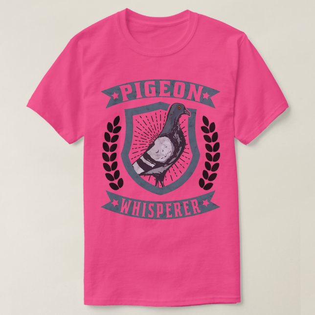 Taube Whispertauben Whispertaube T-Shirt (Design vorne)