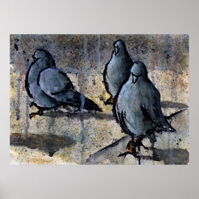 Tauben #4 poster (Vorne)