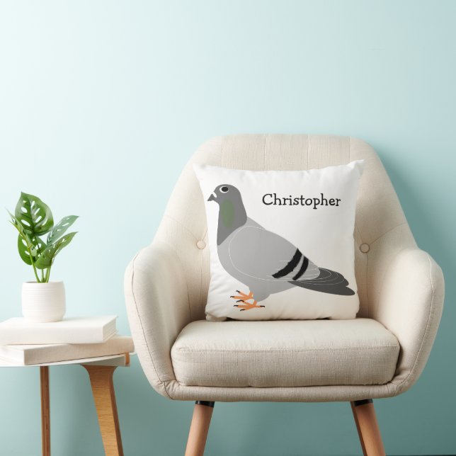 Tauben Design Personalisiert Kissen (Stuhl )