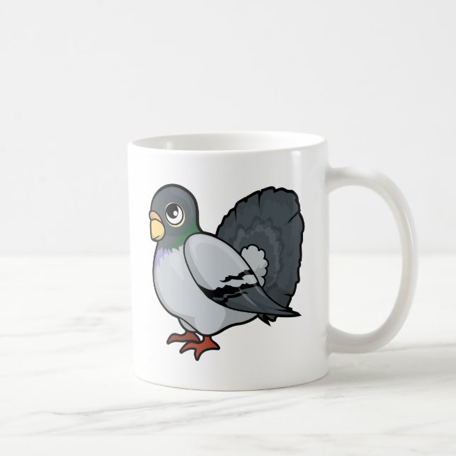 Tauben-Entwurf Tasse (Rechts)