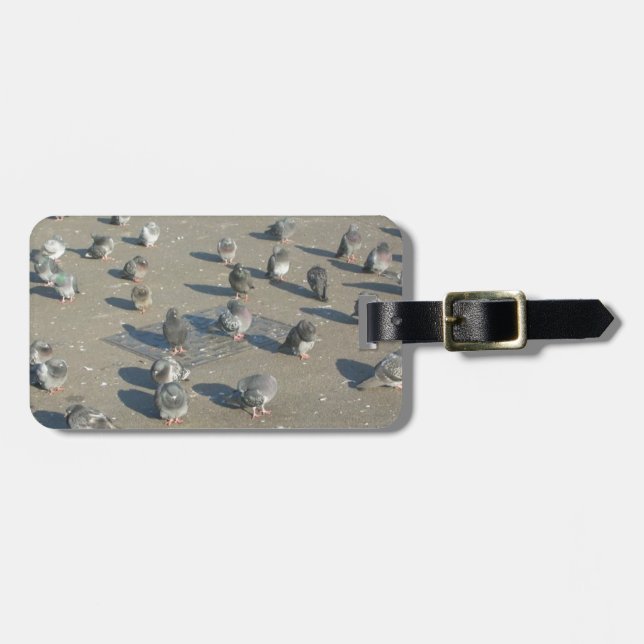 Tauben Gepäckanhänger (Vorderseite horizontal)