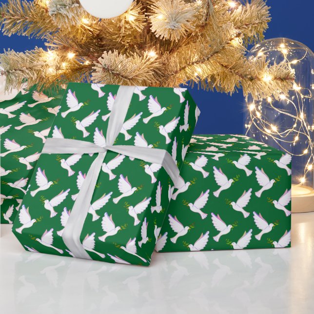 Tauben Geschenkpapier (Feiertage)