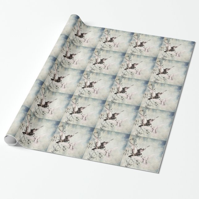 Tauben Geschenkpapier (Ungerollt)