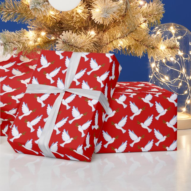 Tauben Geschenkpapier (Feiertage)