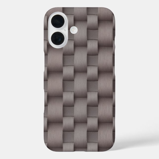 Tauben-Grau- und Staub-Rosa-Seidenweb-Textur-Muste Case-Mate iPhone Hülle (Rückseite)