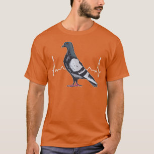 Tauben-Herzschlag-Städtetaube T-Shirt