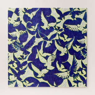 Tauben im Flug Puzzle