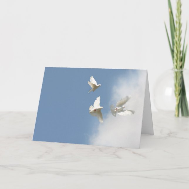 Tauben Karte (Vorderseite)