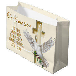 Tauben Kreuz Große Geschenktüte