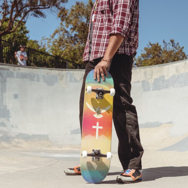 Tauben Kreuz Skateboard (Außenbereich 2)