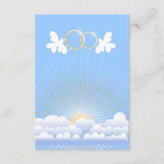 Tauben mit Ehering-Gewohnheits-Einladung Einladung