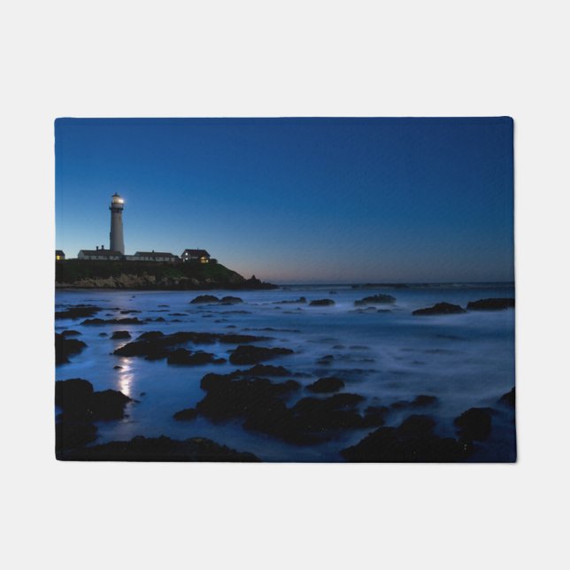 Tauben-Punkt-Leuchtturm | Half Moon Bay, Ca Fußmatte (Vorderseite)