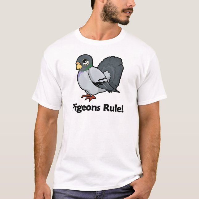 Tauben-Regel! T-Shirt (Vorderseite)