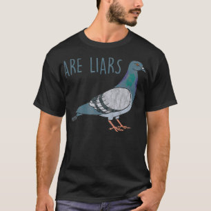 Tauben sind Lars Arent Real Spies Birds Puff T-Shirt