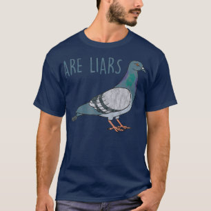 Tauben sind Lars Arent Real Spies Birds Puff T-Shirt