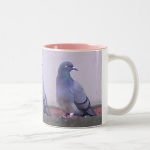 Tauben-Tasse Zweifarbige Tasse