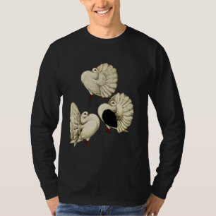 Tauben Vogel Kunst Vintage Taubenzüchter Rennen T-Shirt