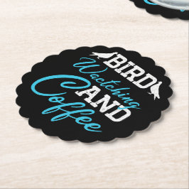 Tauben, Vogelbeobachtung und Kaffee Untersetzer