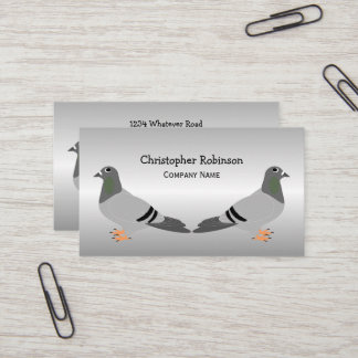Taubendesign Personalisiert Visitenkarte