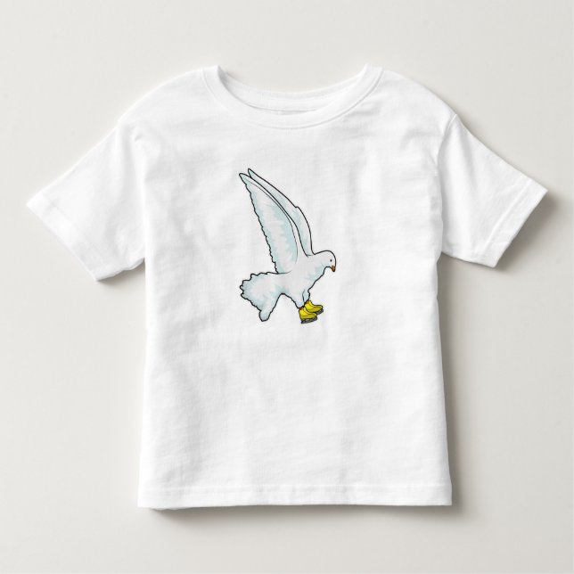 Taubeneis Skaten Ice Skate Kleinkind T-shirt (Vorderseite)