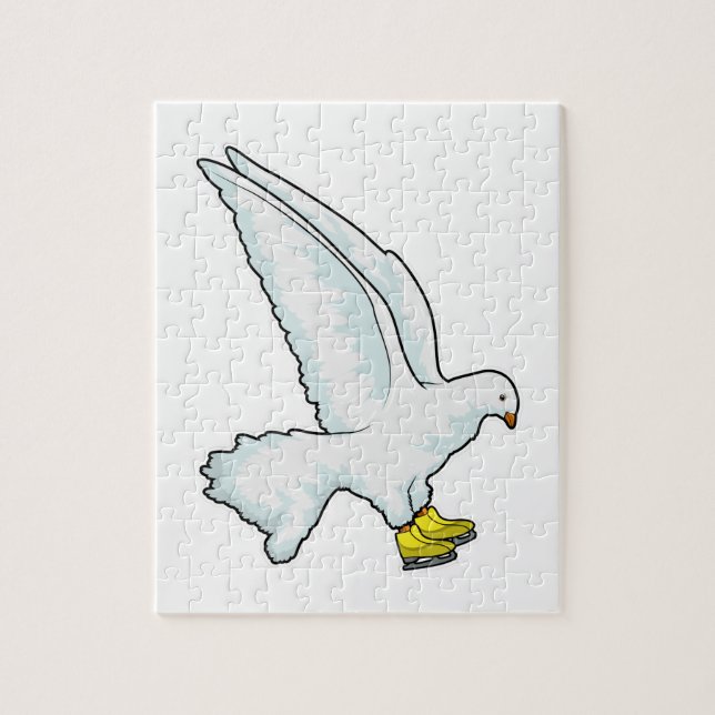 Taubeneis Skaten Ice Skate Puzzle (Vertikal)