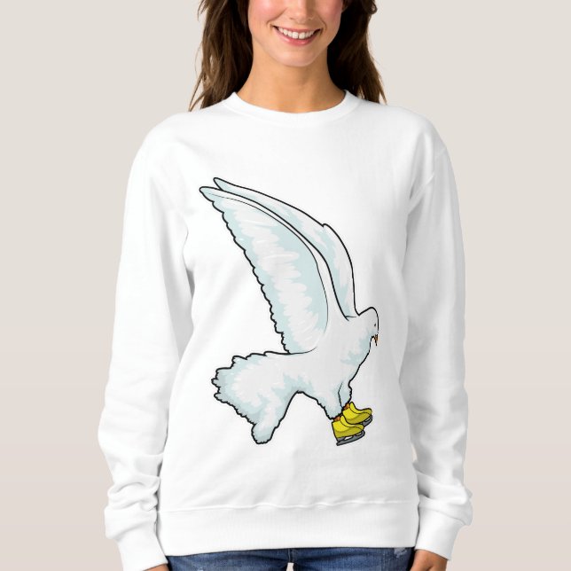 Taubeneis Skaten Ice Skate Sweatshirt (Vorderseite)