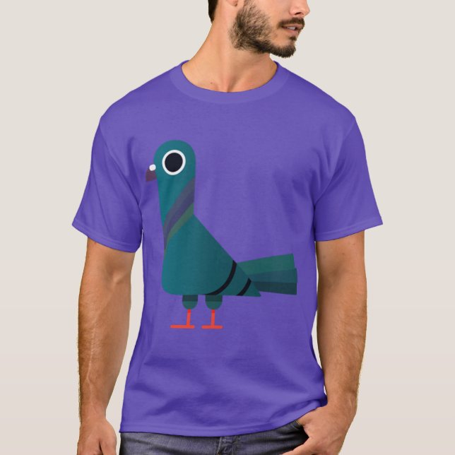 Taubenfamilie T-Shirt (Vorderseite)
