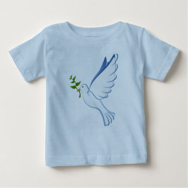 Taubenfriedung Olivenzweig Baby T-shirt
