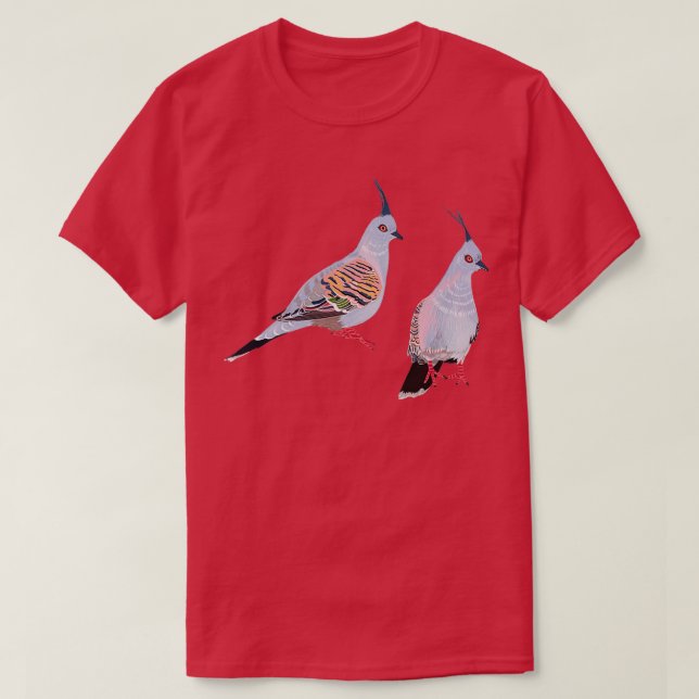 Taubengeflügel T-Shirt (Design vorne)