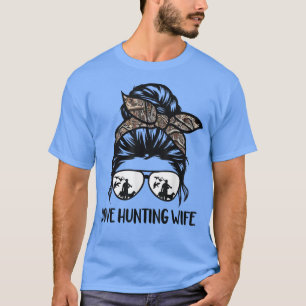 Taubenjagd Ehefrau chaotischen Bun Funny Dove Hunt T-Shirt