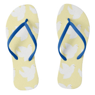 Taubenmalerei Flip Flops