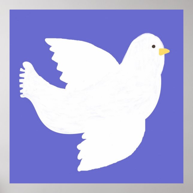 Taubenmalerei Poster (Vorne)