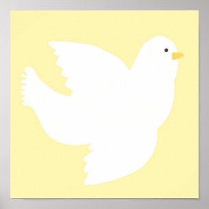 Taubenmalerei Poster