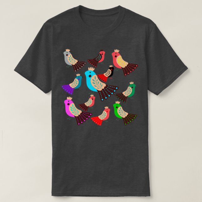 Taubenmuster 1 T-Shirt (Design vorne)