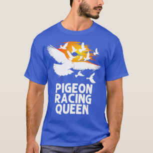 Taubenrennen-Geschenk für Frauen Oma Brieftaube T-Shirt