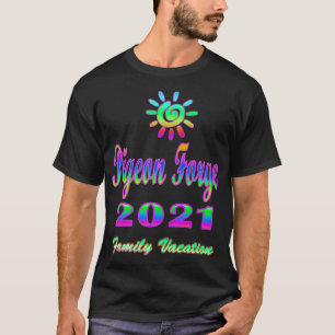 Taubenschmiede Familienurlaub 2021 Spiral Sun T-Shirt