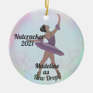 Taubentropfen/Blume Fairy Nutcracker Ornament