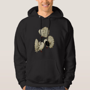 Taubenvogel Art Vintage Taubenzucht Racing Hoodie
