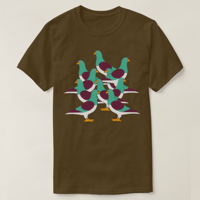 Taubenzucht 4 T-Shirt (Design vorne)