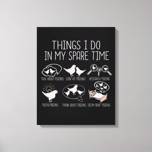 Taubenzucht Racing Gift Men King Pigeon Leinwanddruck (Vorderseite)