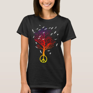 Taubenzucht Taubenzucht Racing Peace Tree T-Shirt