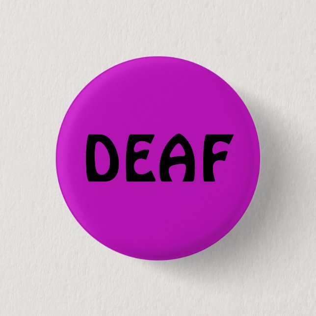 Taubes Button (Vorderseite)