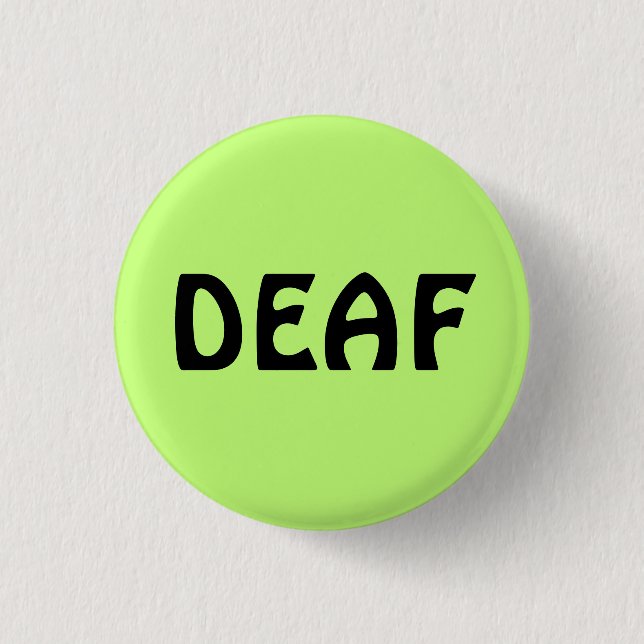 Taubes Button (Vorderseite)