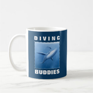Tauchbuddies - Taucher und Wal Kaffeetasse