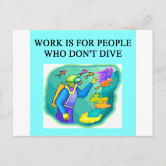 Tauchdesign Postkarte