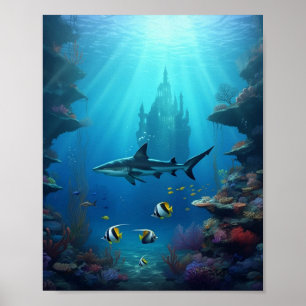 Tauche ein in das Geheimnis Poster