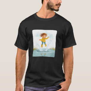 Tauche ein in den Spaß mit dieser Matschhüpfen-Gra T-Shirt