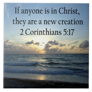 TAUCHEN 2 KORINTHIANER 5:17 OZEANSONENREISE FLIESE