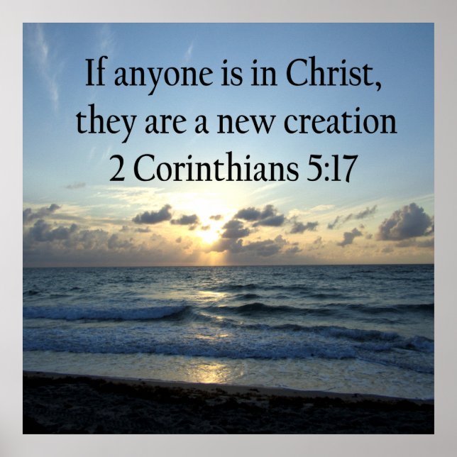 TAUCHEN 2 KORINTHIANER 5:17 OZEANSONENREISE POSTER (Vorne)