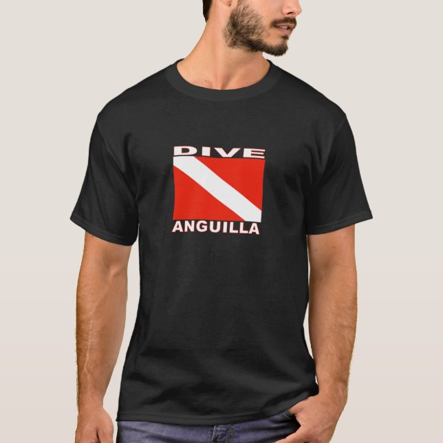 Tauchen Anguilla T-Shirt (Vorderseite)